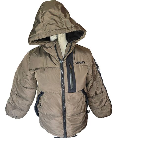 Dkny Other - Y2k Style DKNY Green Puffer Jacket Size M (10/12)